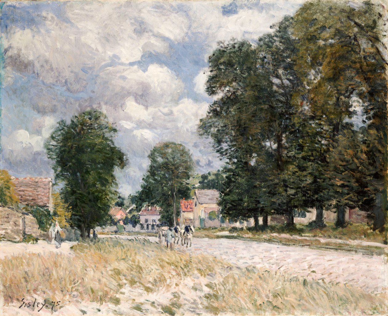Veien til Marly-le-Roi av Alfred Sisley