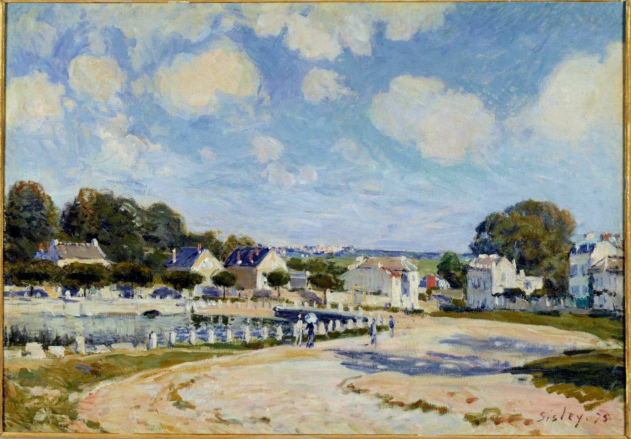 Vanningsplassen ved Marly-le-Roi av Alfred Sisley