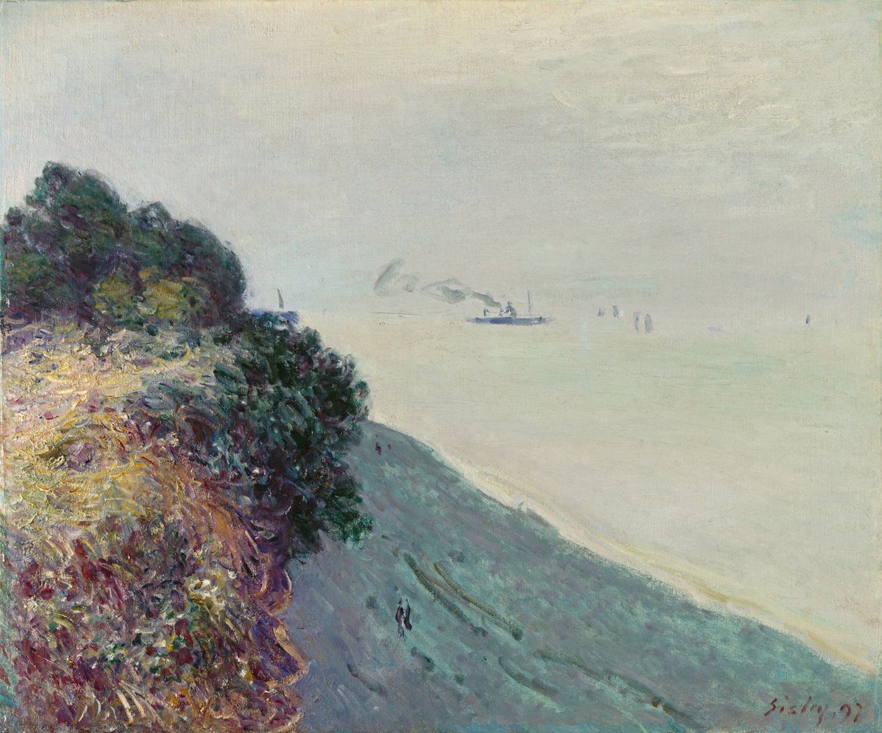 Den walisiske kysten av Alfred Sisley