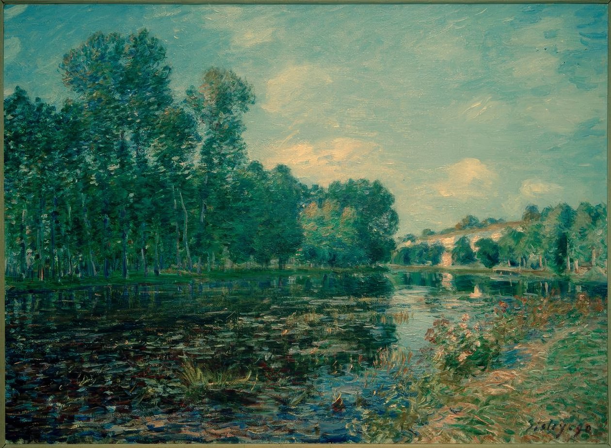 Loing turn om sommeren av Alfred Sisley