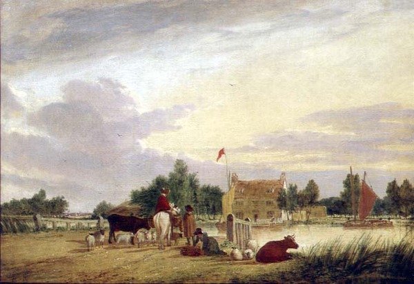 Buckenham ferge av Alfred Stannard