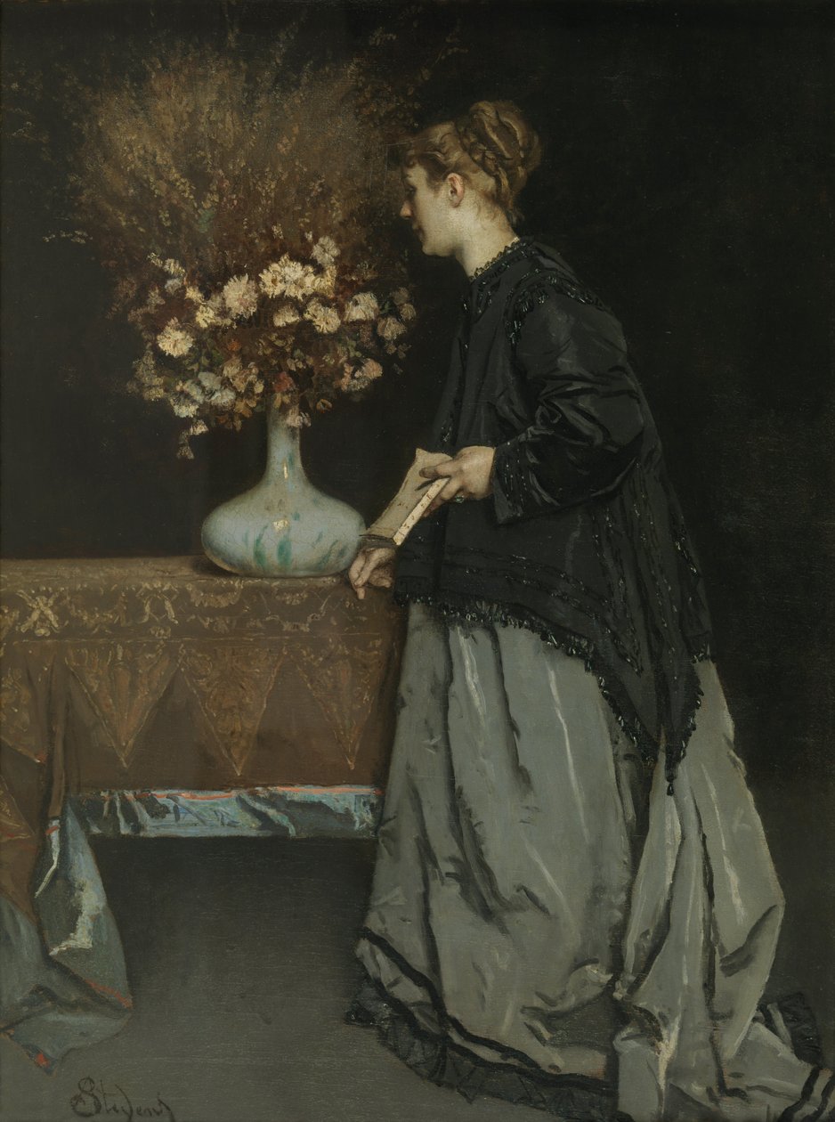 Høstblomster, 1867 av Alfred Emile Stevens