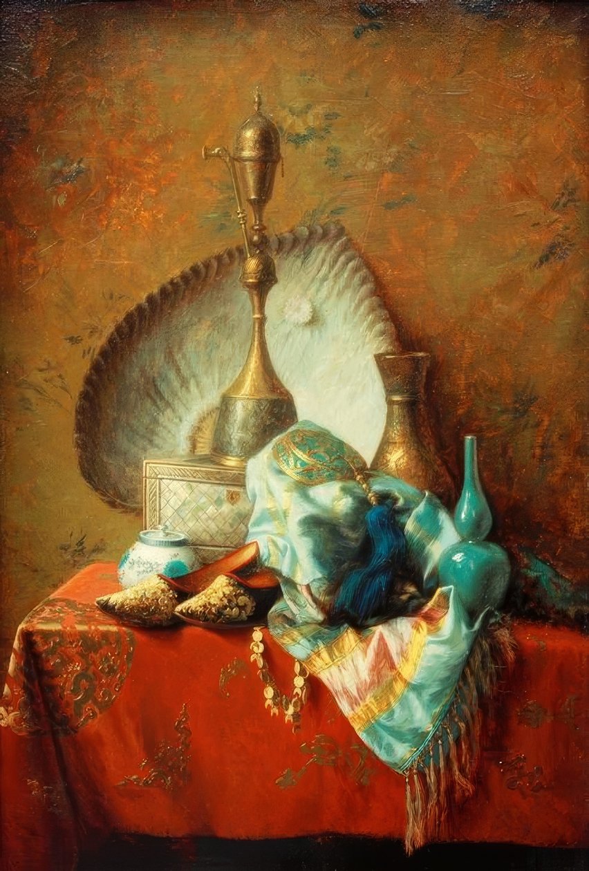 Stilleben av Alfred Emile Stevens