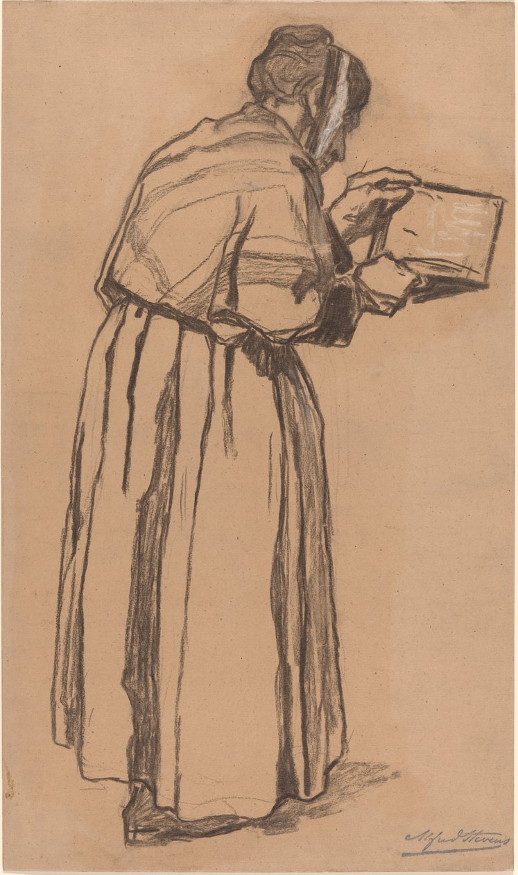 Kvinne som leser av Alfred Emile Stevens