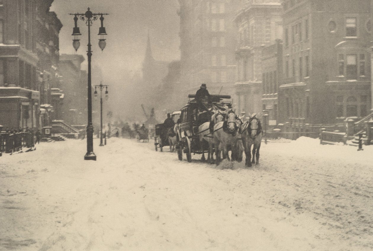 A Dreary Day, ca. 1897 (fotogravyr) av Alfred Stieglitz