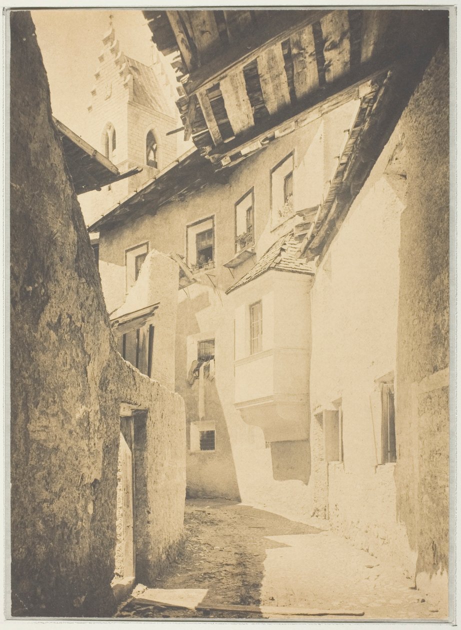 En gate i Sterzing, Tyrol av Alfred Stieglitz
