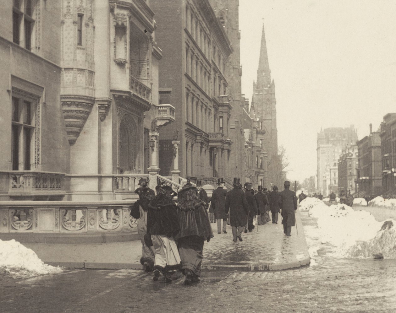 En søndag morgen, New York av Alfred Stieglitz