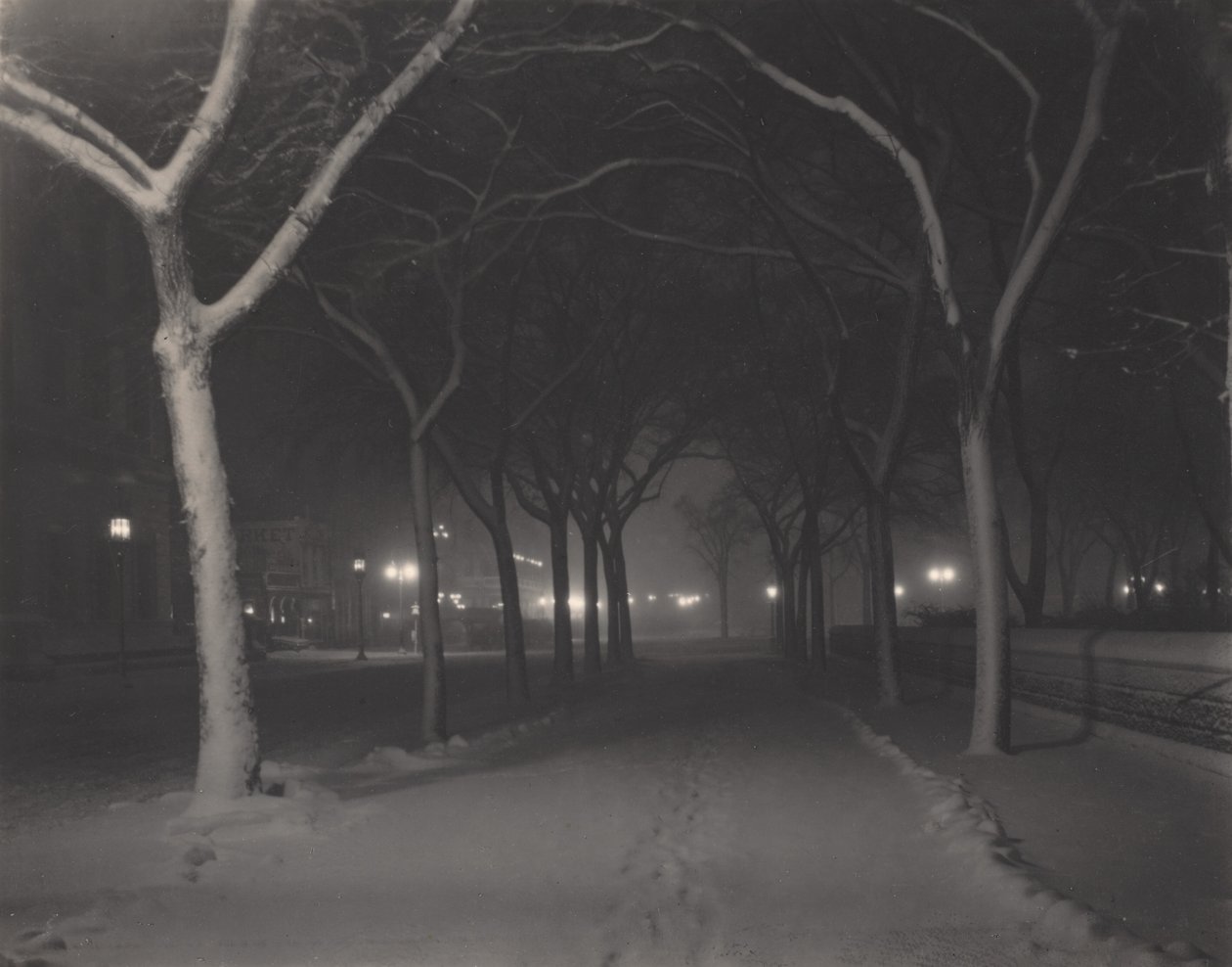 En iskald natt av Alfred Stieglitz