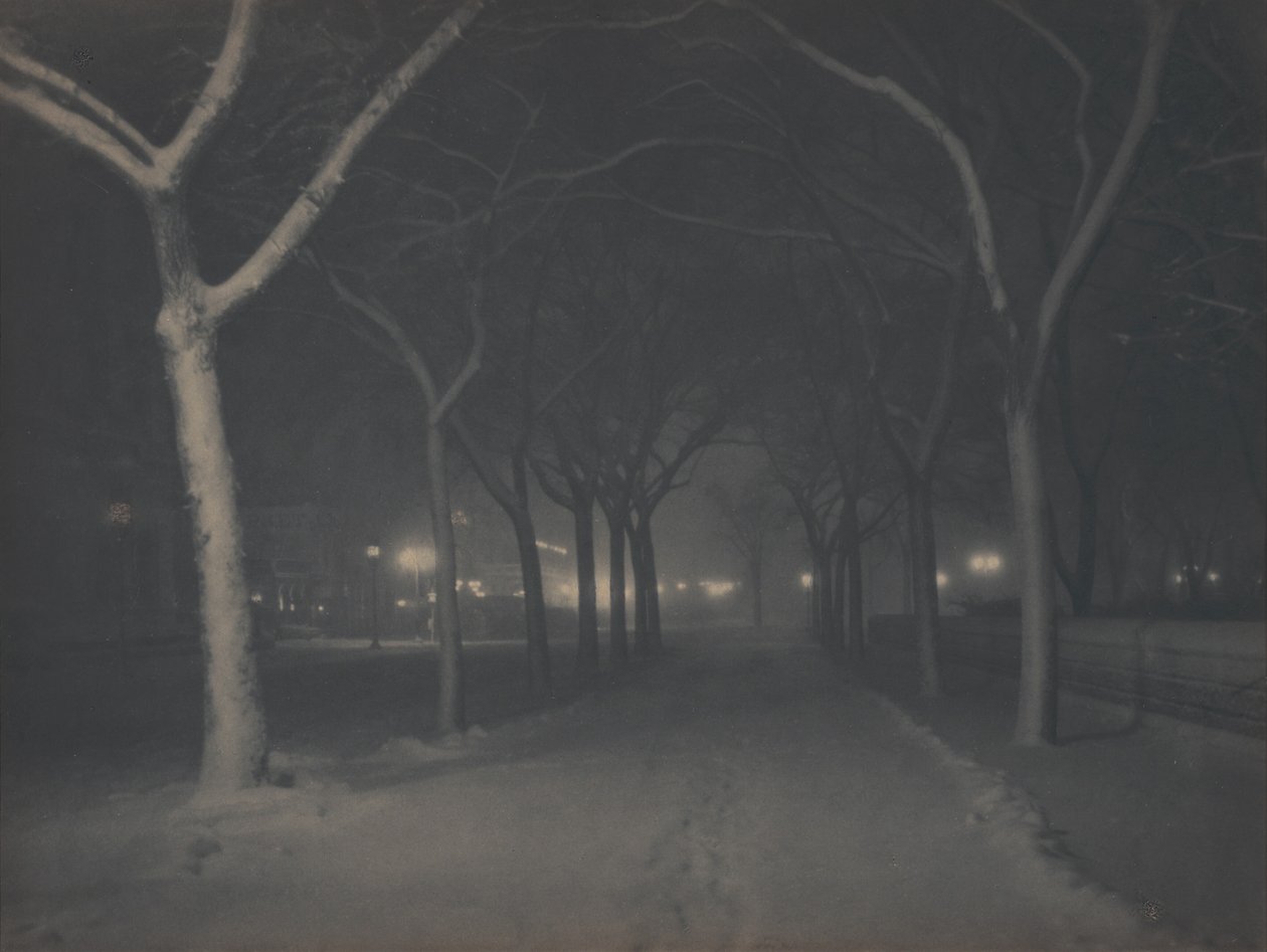 En iskald natt av Alfred Stieglitz