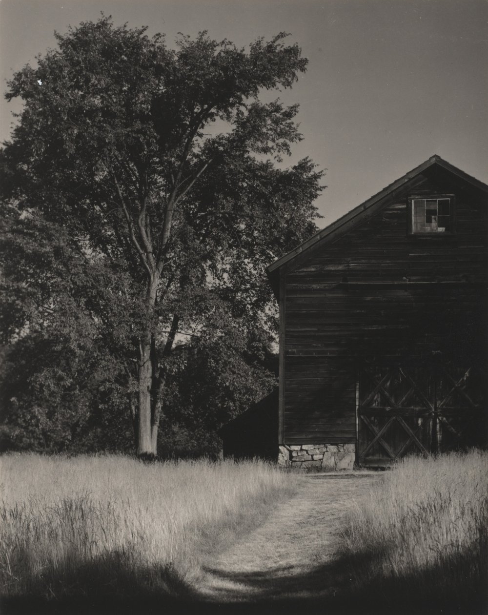 Låve, Lake George av Alfred Stieglitz
