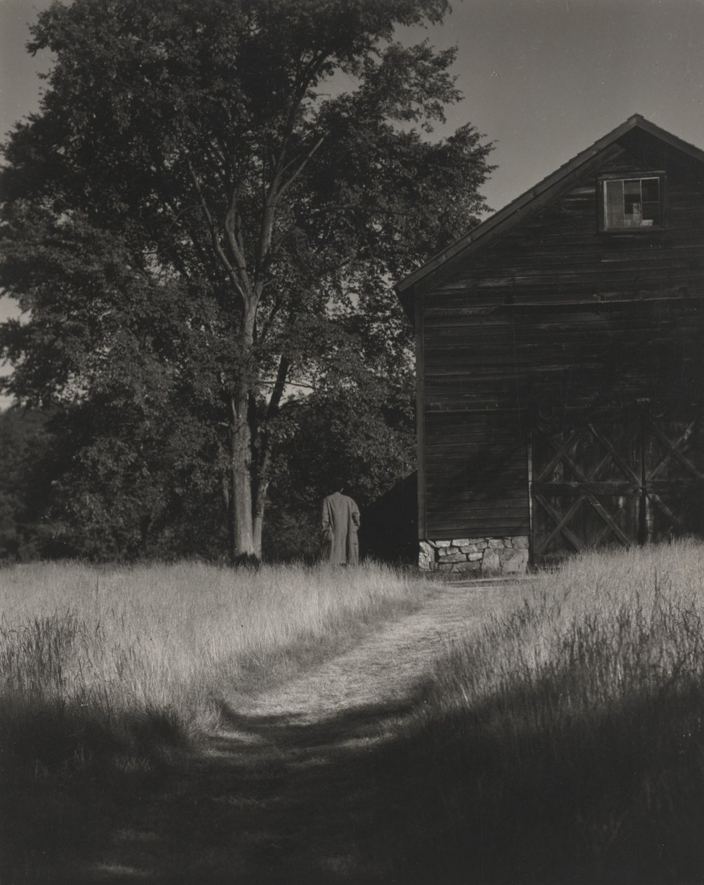 Låve, Lake George av Alfred Stieglitz