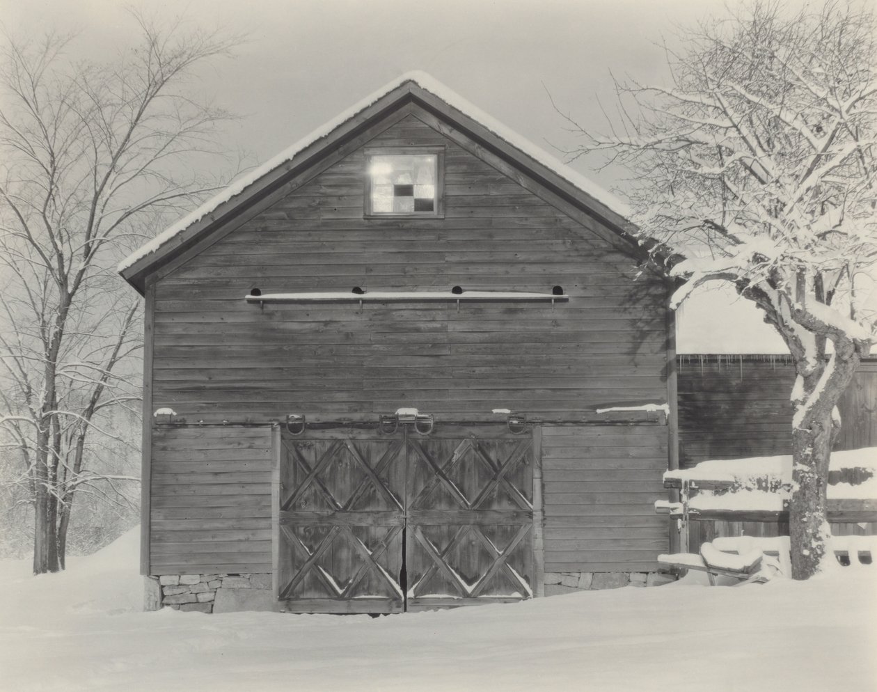 Barn  Snø av Alfred Stieglitz