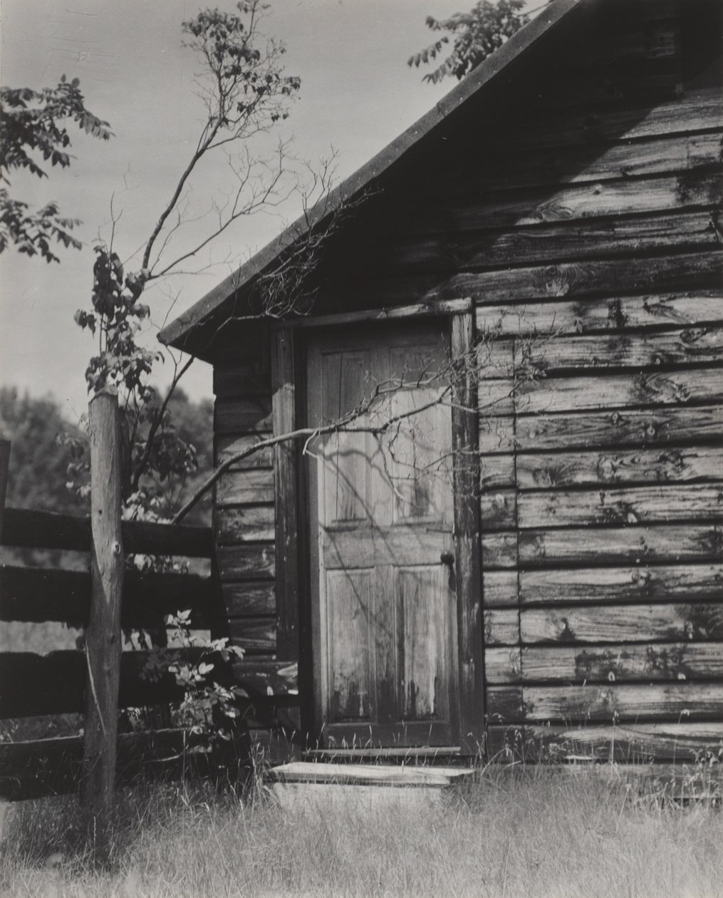 Dør til hytte, Lake George av Alfred Stieglitz