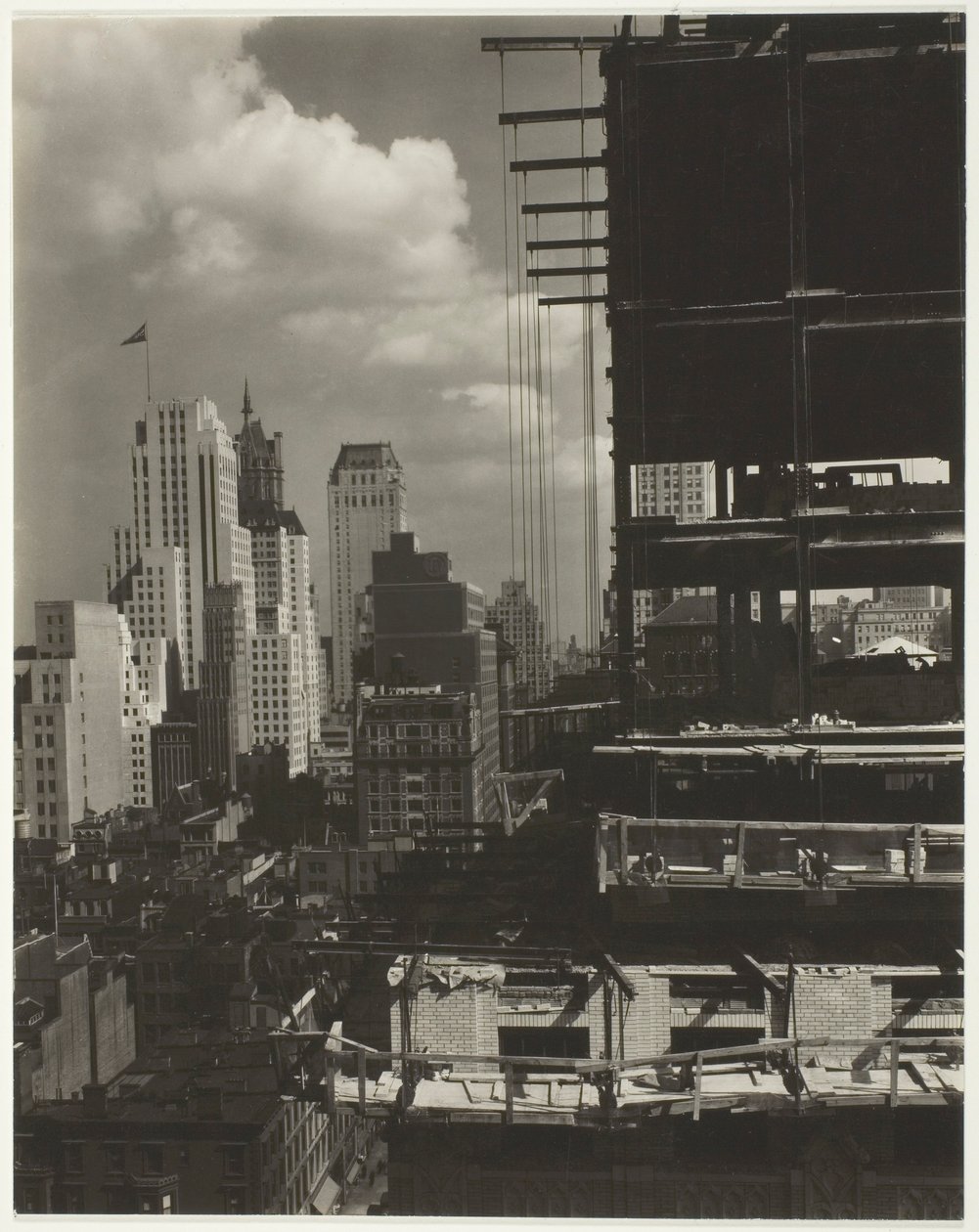 Fra mitt vindu på et amerikansk sted, nord av Alfred Stieglitz