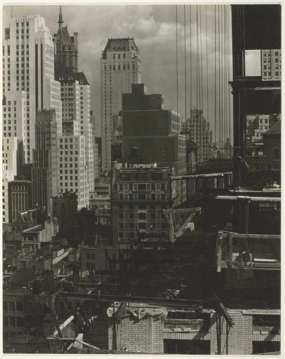 Fra mitt vindu på et amerikansk sted, nord av Alfred Stieglitz