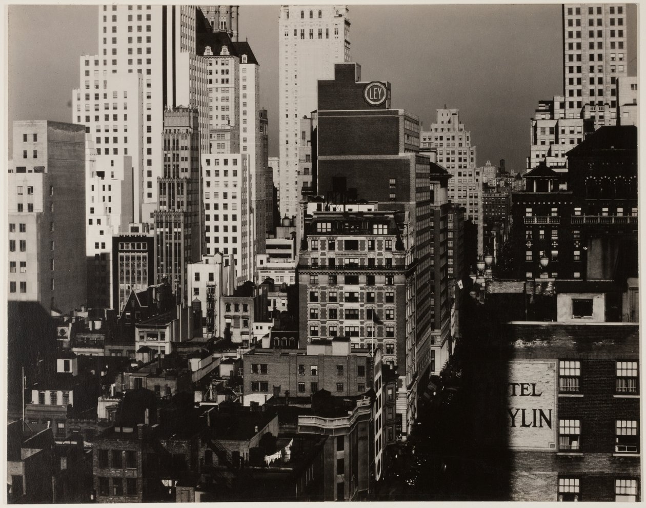 Fra mitt vindu på et amerikansk sted, nord av Alfred Stieglitz