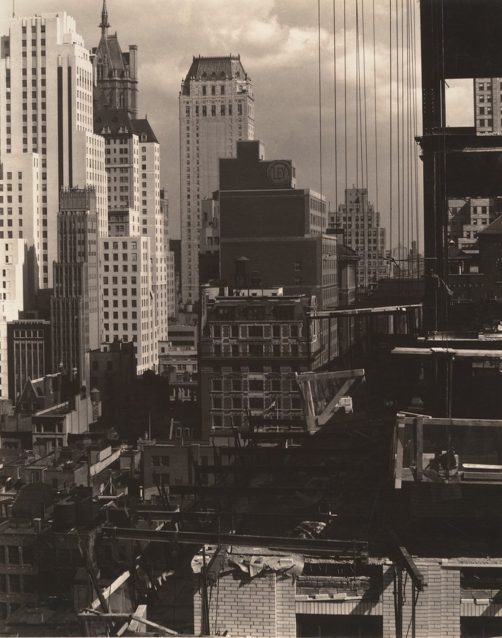 Fra mitt vindu på et amerikansk sted, nord av Alfred Stieglitz