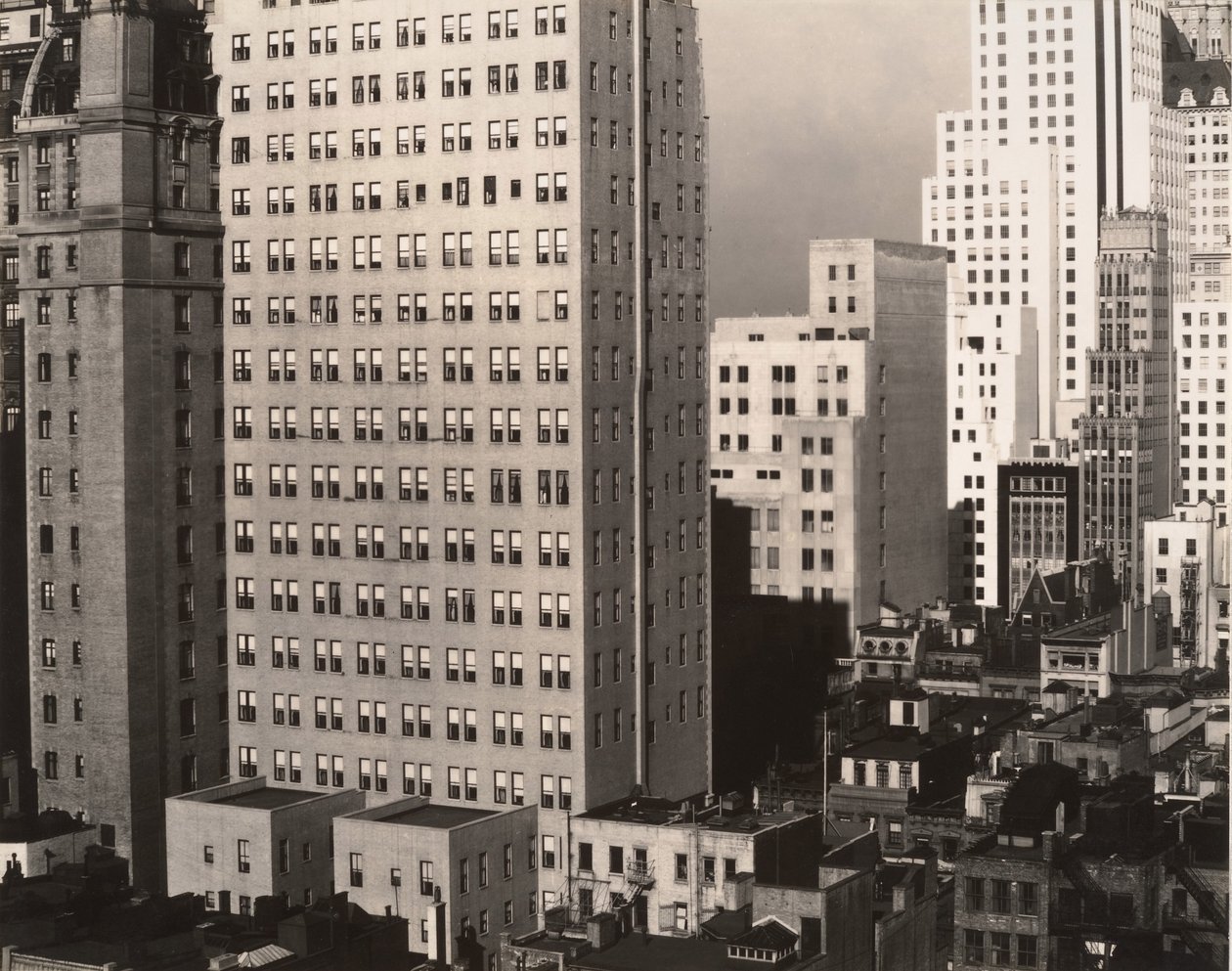 Fra mitt vindu på et amerikansk sted, nord av Alfred Stieglitz