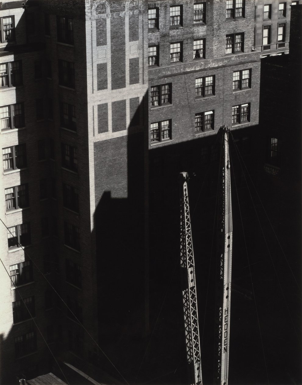 Fra mitt vindu på An American Place, nord av Alfred Stieglitz