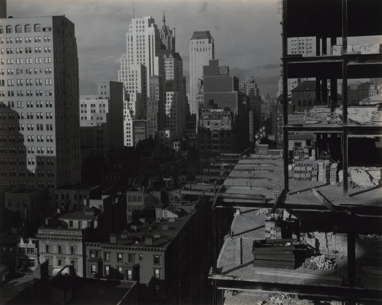 Fra mitt vindu ved An American Place, nord av Alfred Stieglitz