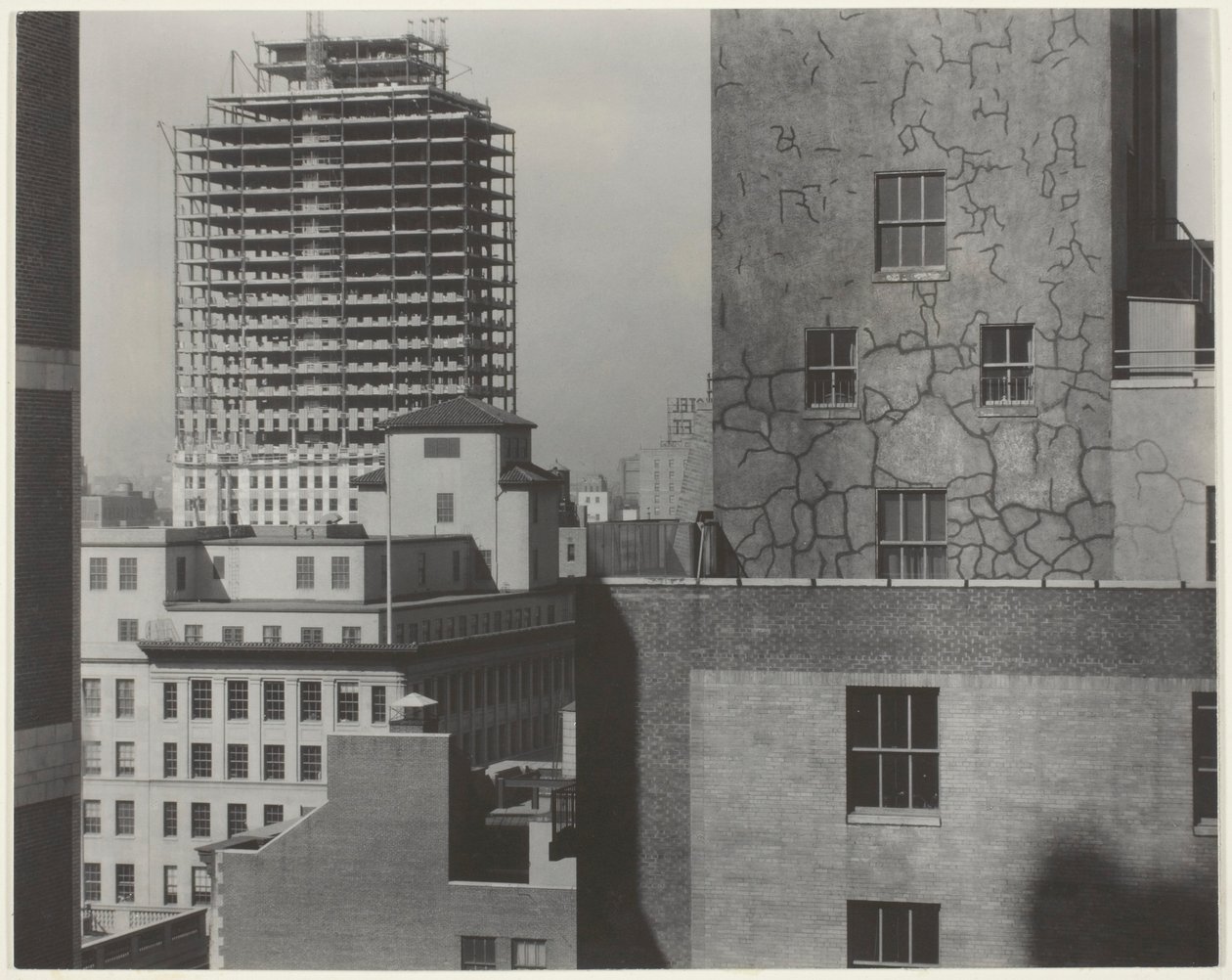 Fra vinduet mitt på An American Place, Southwest av Alfred Stieglitz