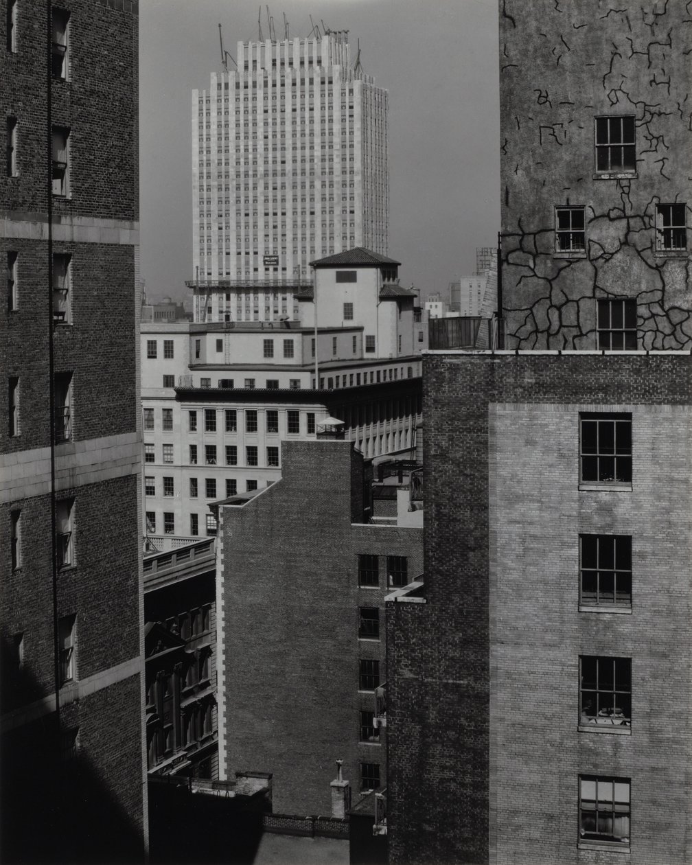 Fra mitt vindu på An American Place, sørvest av Alfred Stieglitz