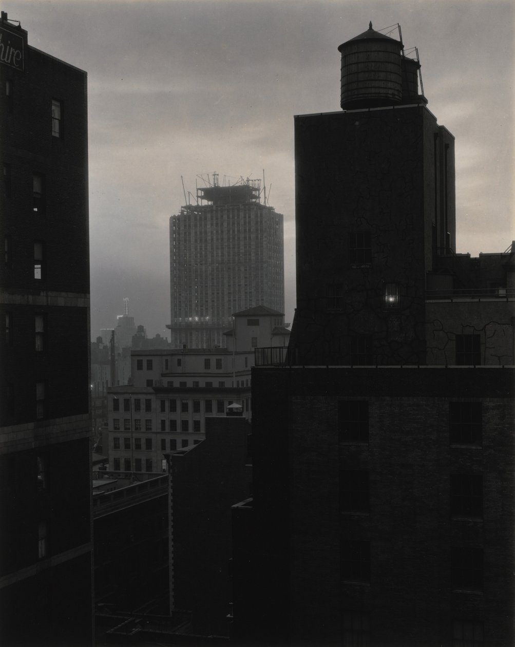 Fra mitt vindu på An American Place, sørvest av Alfred Stieglitz