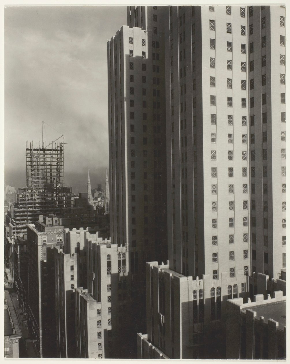 Fra mitt vindu på Shelton, West av Alfred Stieglitz