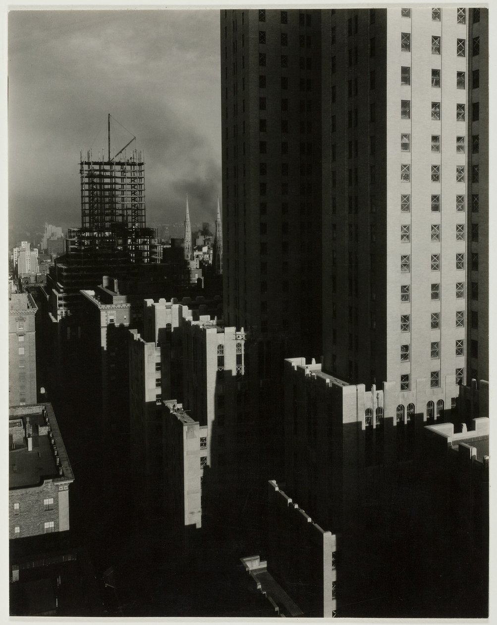 Fra mitt vindu på Shelton, West av Alfred Stieglitz