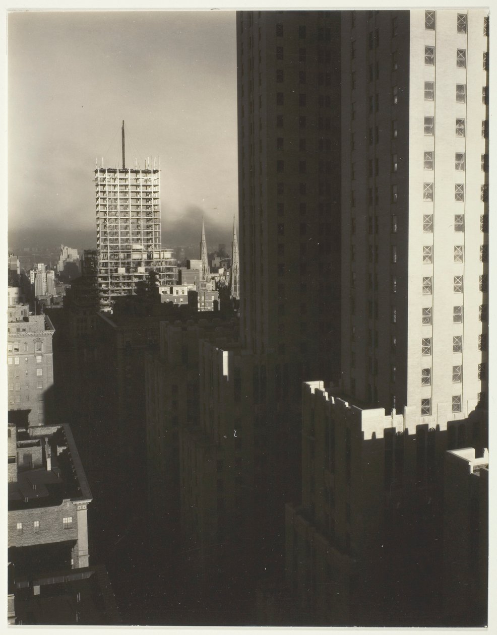 Fra mitt vindu på Shelton, West av Alfred Stieglitz