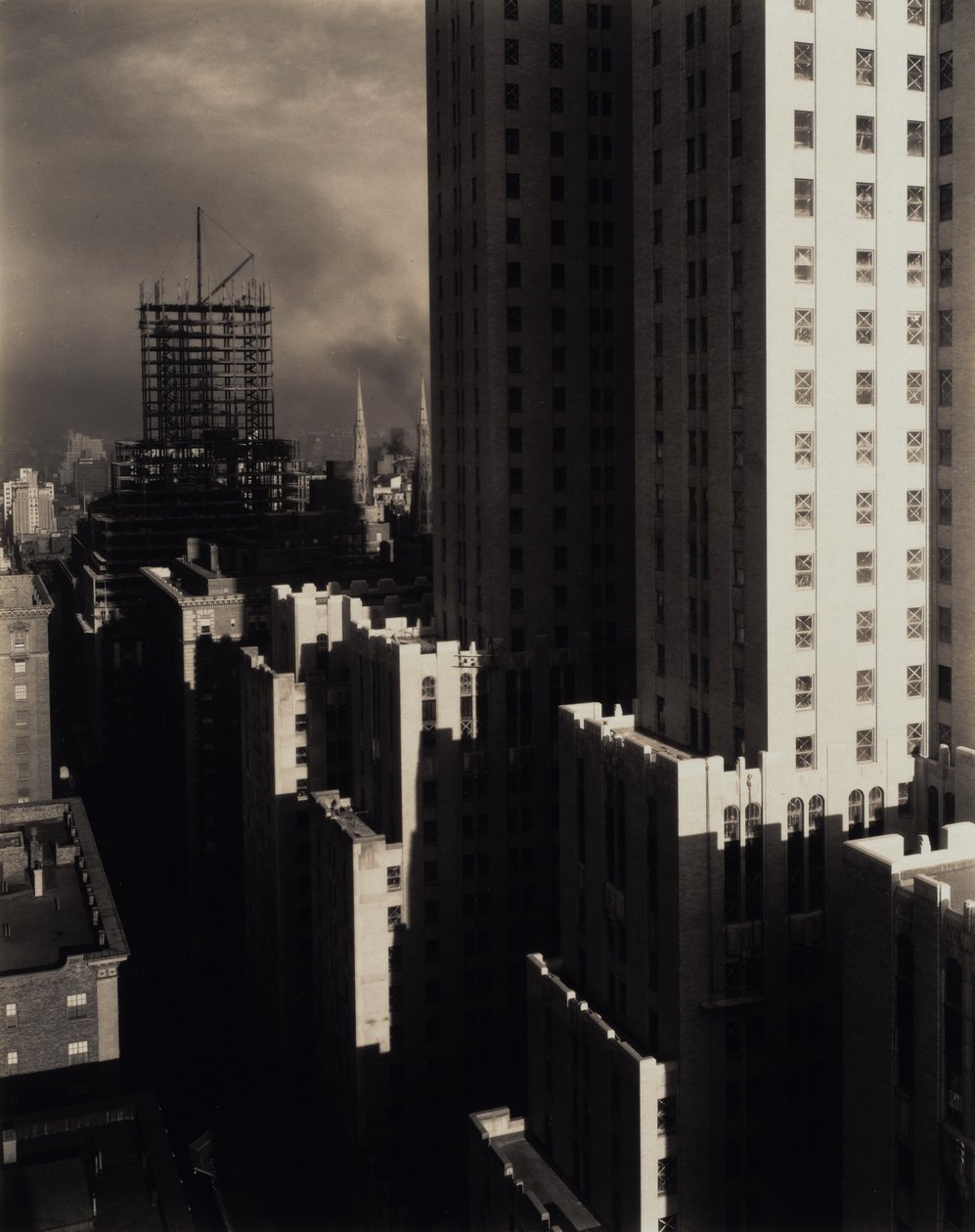 Fra mitt vindu på Shelton, vest av Alfred Stieglitz
