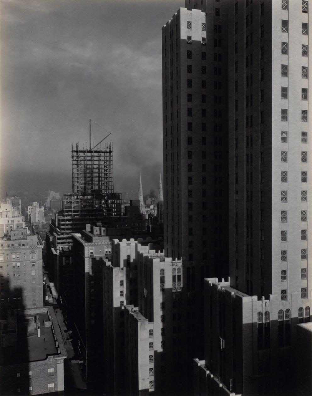 Fra mitt vindu på Shelton, vest av Alfred Stieglitz