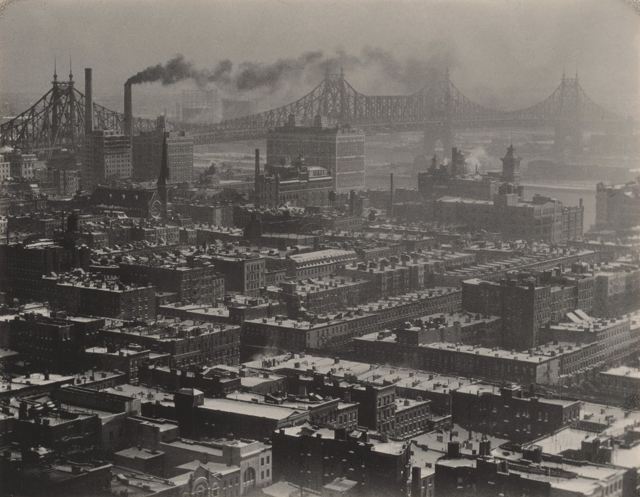 Fra rom «3003» - The Shelton, New York, utsikt mot nordøst av Alfred Stieglitz
