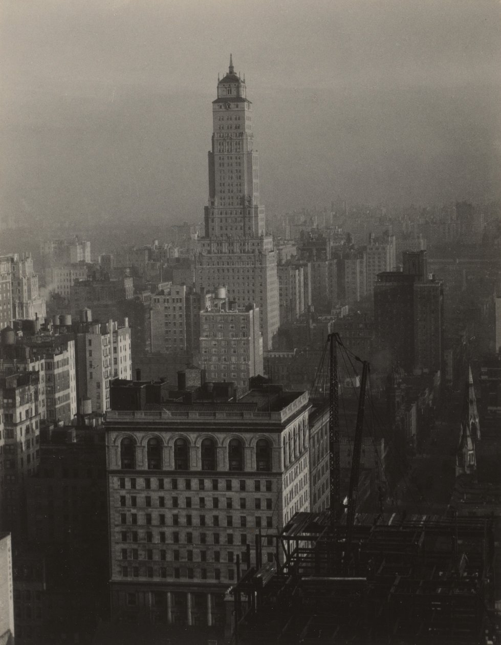 Fra The Shelton i New York, 30. etasje – utsikt mot nord av Alfred Stieglitz