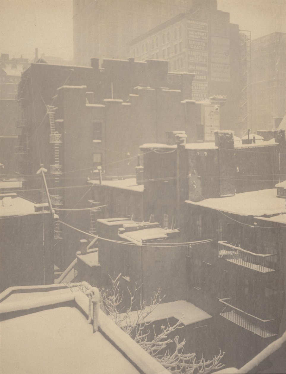 Fra bakvinduet - 291 av Alfred Stieglitz