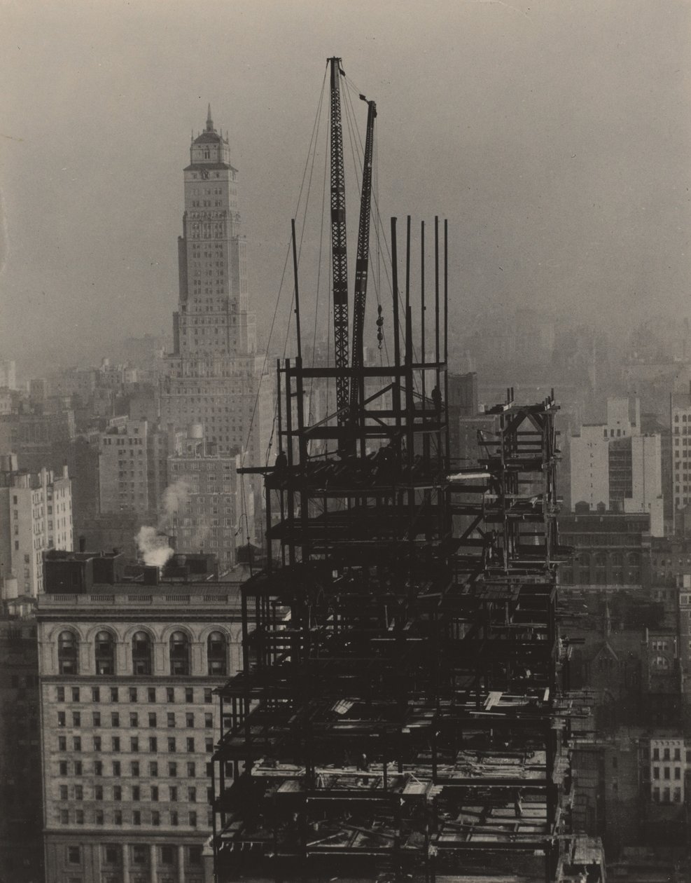 Fra Shelton, New York, 30. etasje, utsikt nordover av Alfred Stieglitz