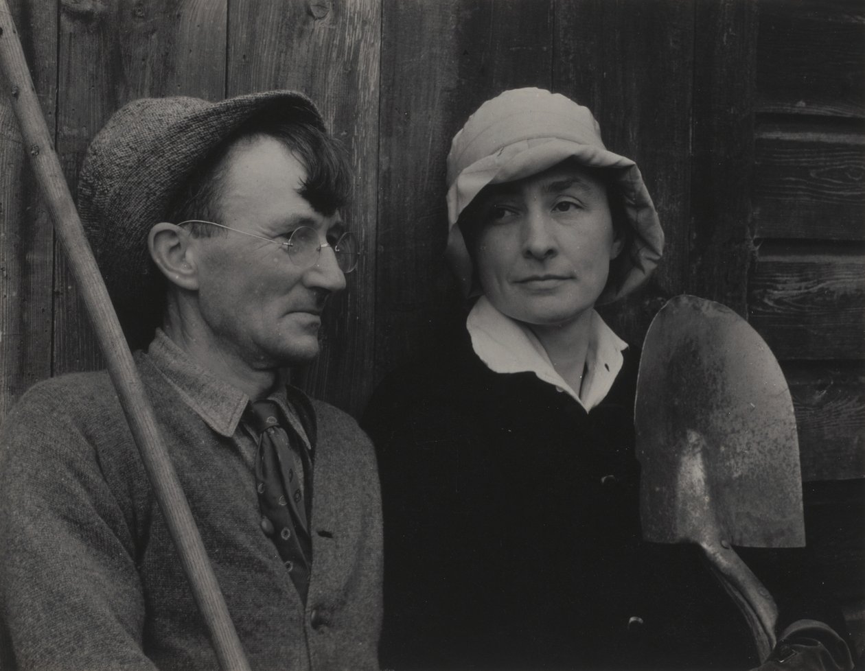 Georgia O’Keeffe og Donald Davidson av Alfred Stieglitz