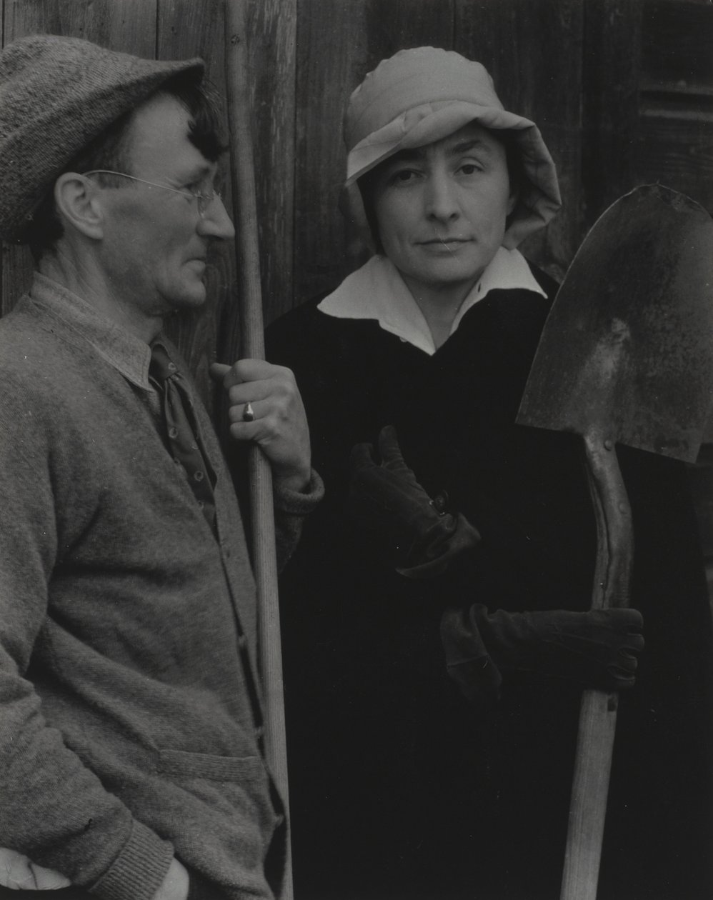 Georgia O’Keeffe og Donald Davidson av Alfred Stieglitz