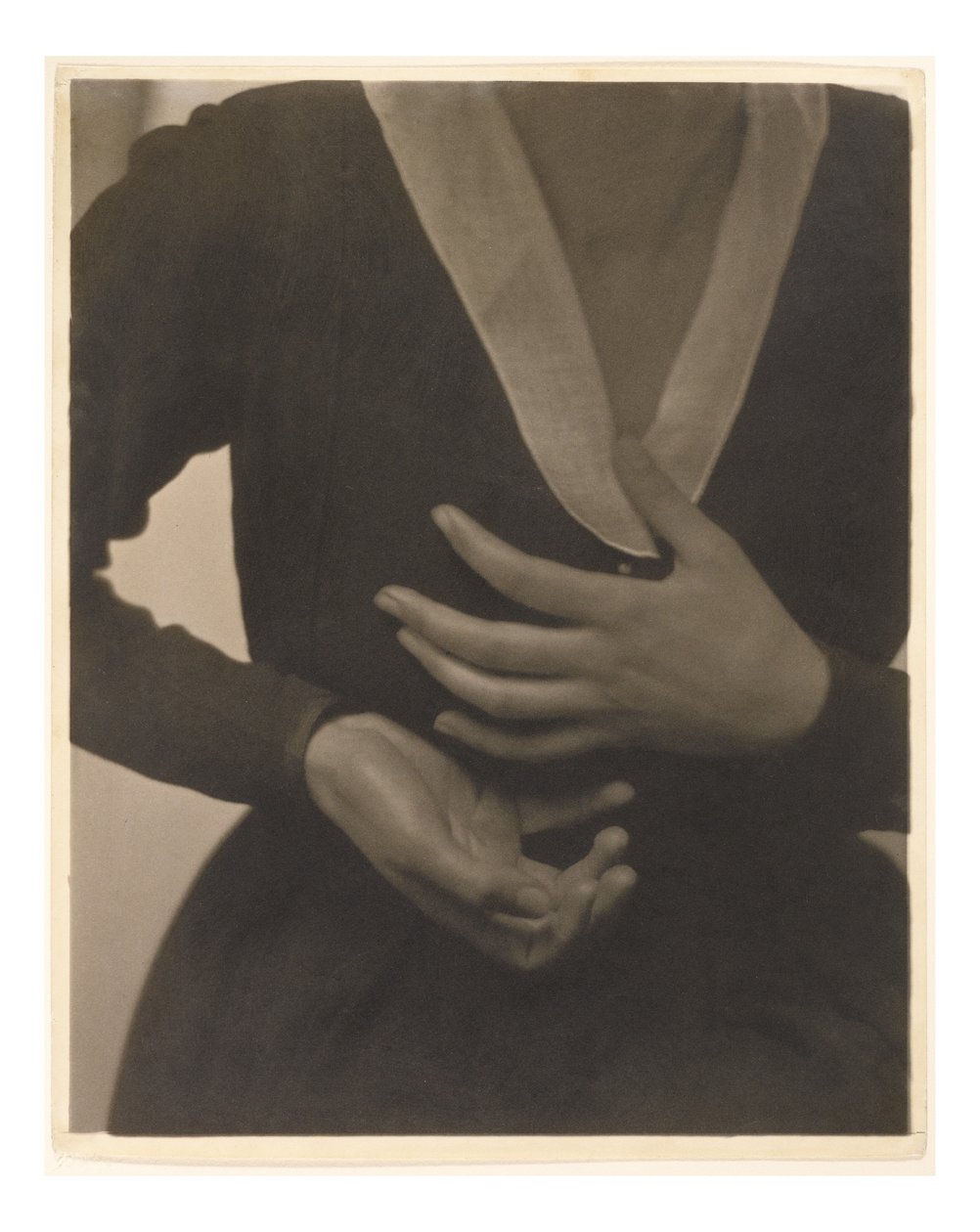 Georgia O’Keeffes hender på 291 av Alfred Stieglitz