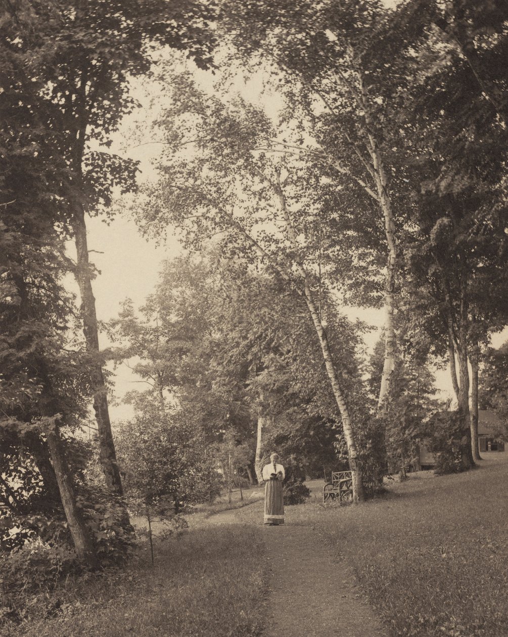Hedwigs sti, Oaklawn, Lake George av Alfred Stieglitz