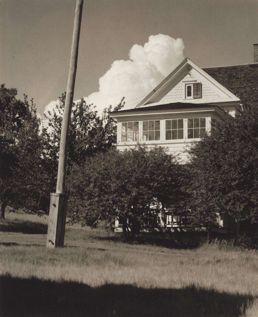 Hus, Lake George av Alfred Stieglitz
