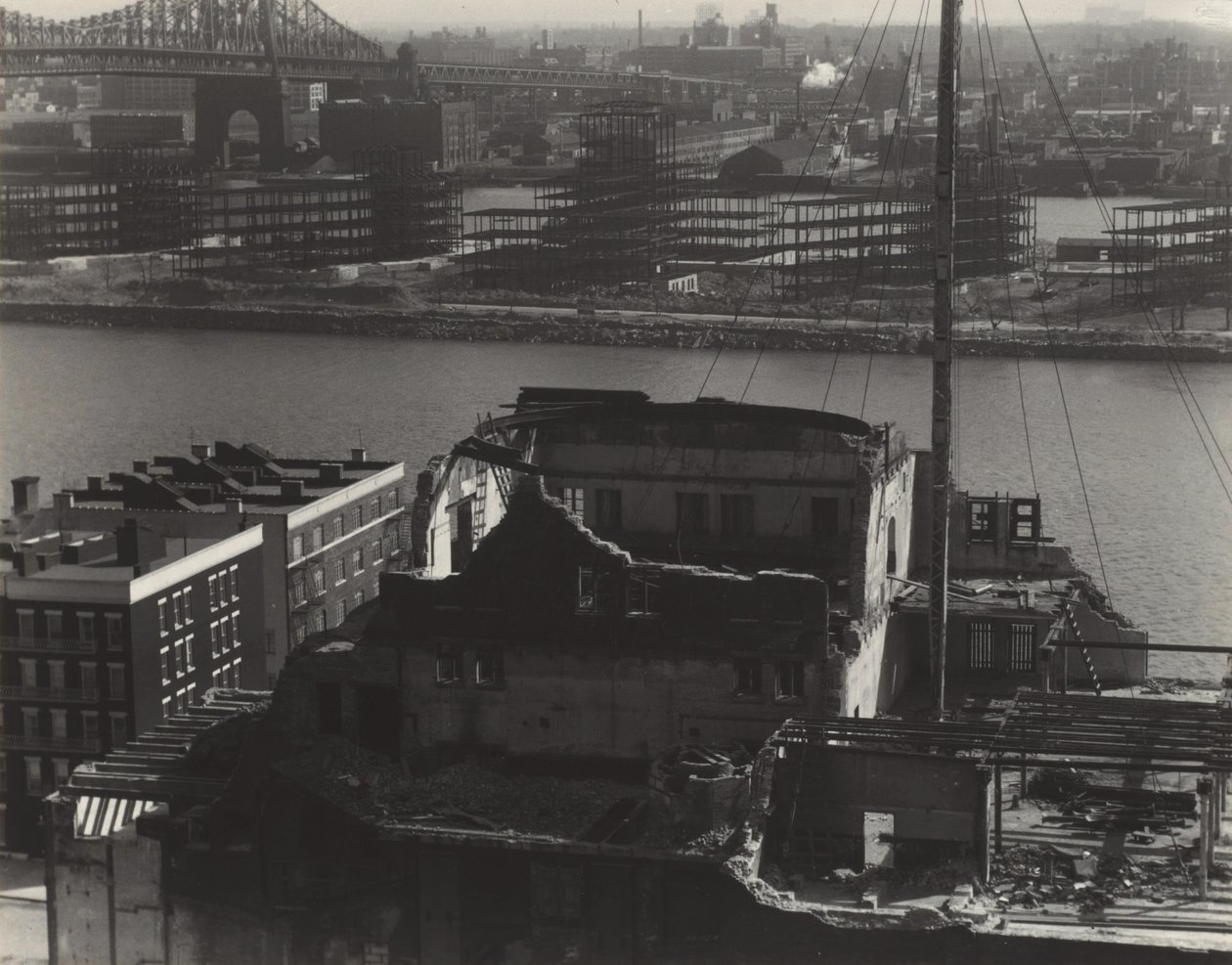 New York fra 405 East 54th Street av Alfred Stieglitz