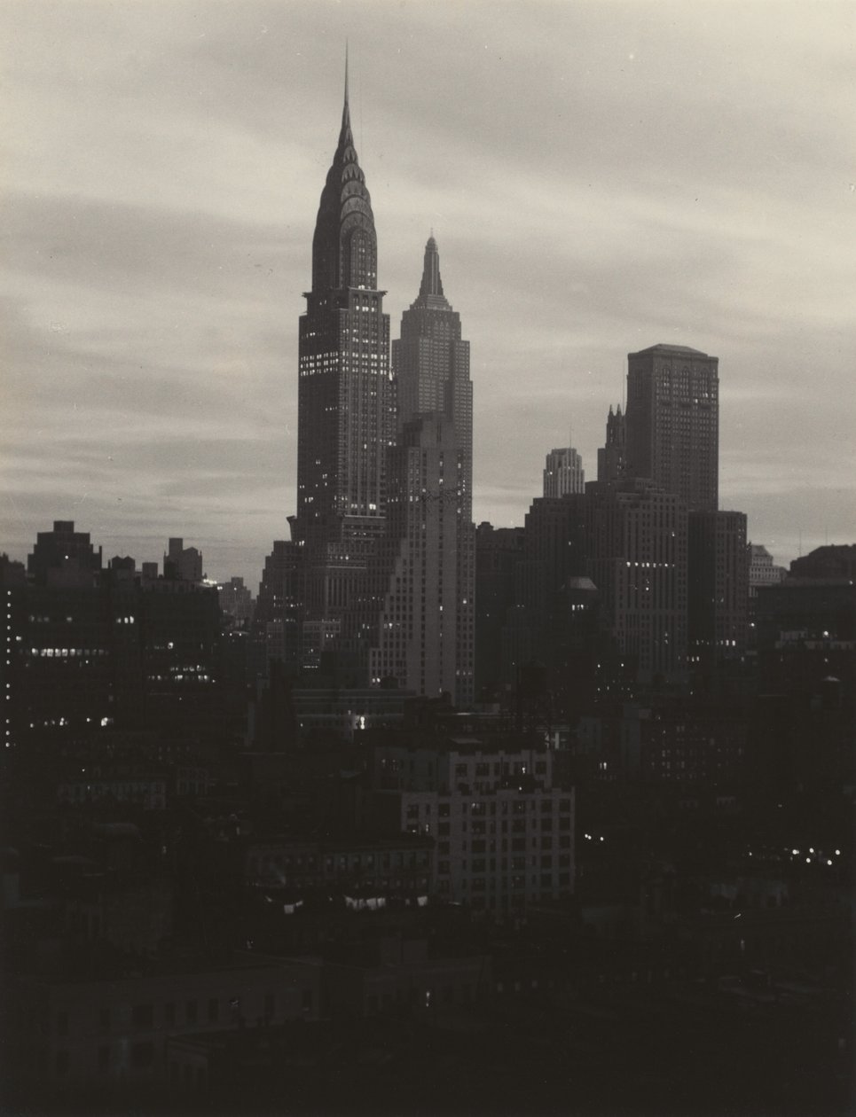New York fra 405 East 54th Street av Alfred Stieglitz
