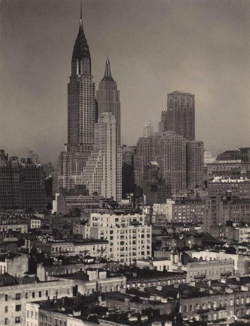 New York fra 405 East 54th Street av Alfred Stieglitz