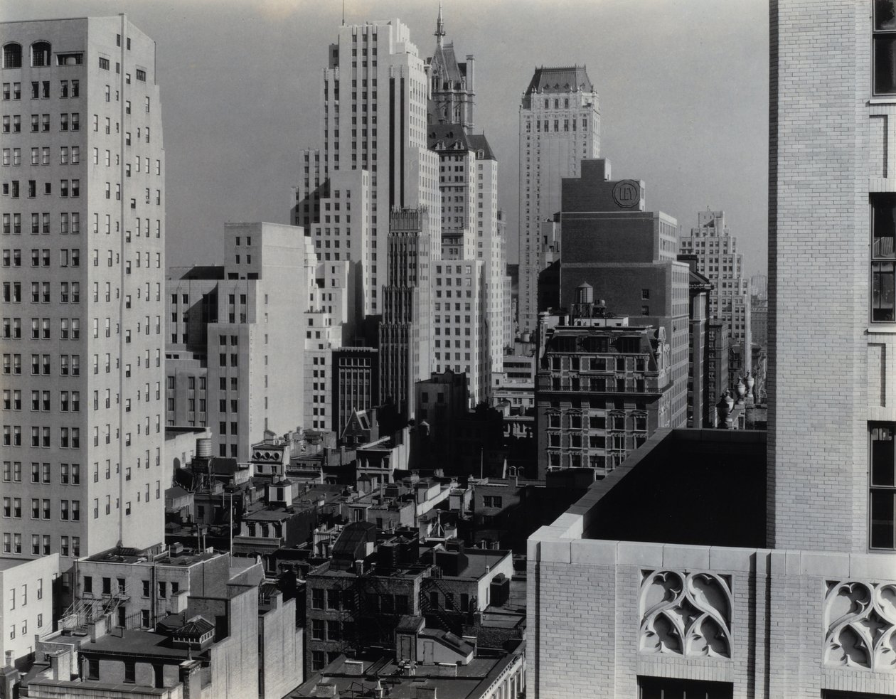 New York fra An American Place av Alfred Stieglitz