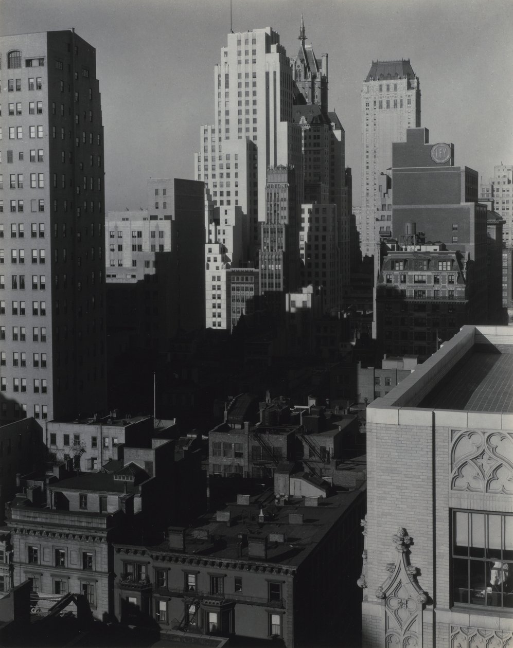 New York fra An American Place av Alfred Stieglitz