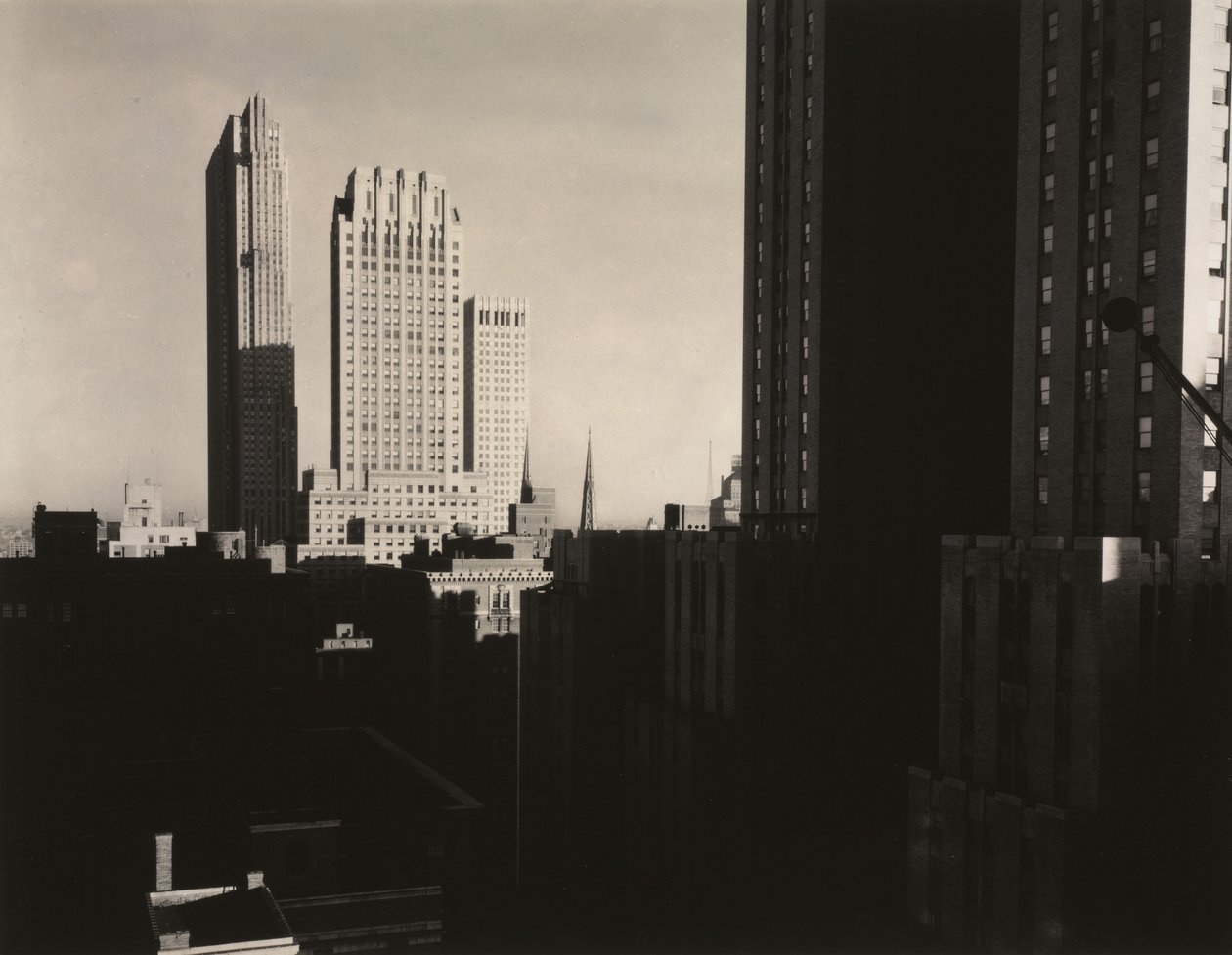 New York sett fra Shelton av Alfred Stieglitz