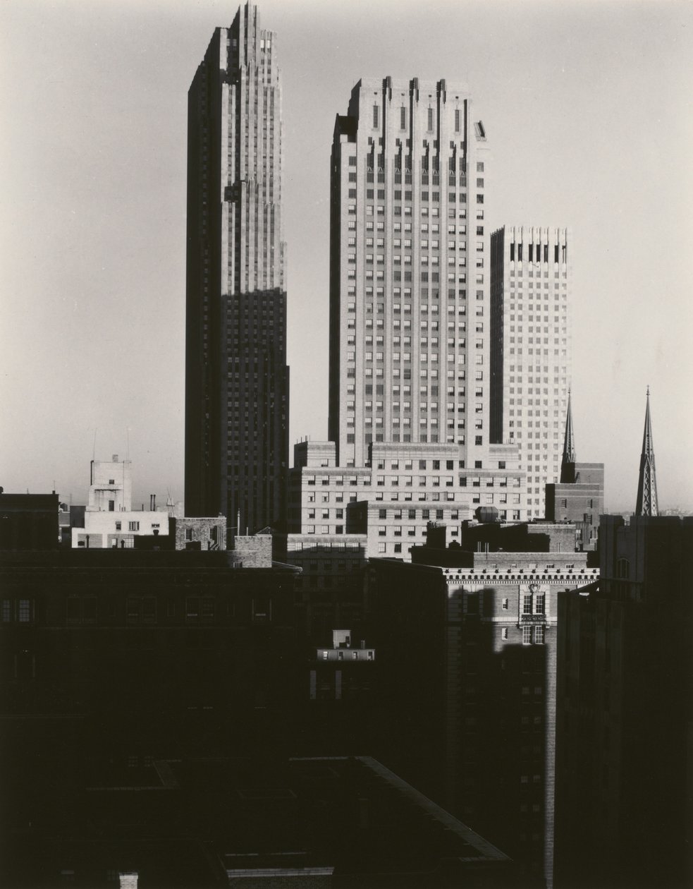 New York sett fra Shelton av Alfred Stieglitz