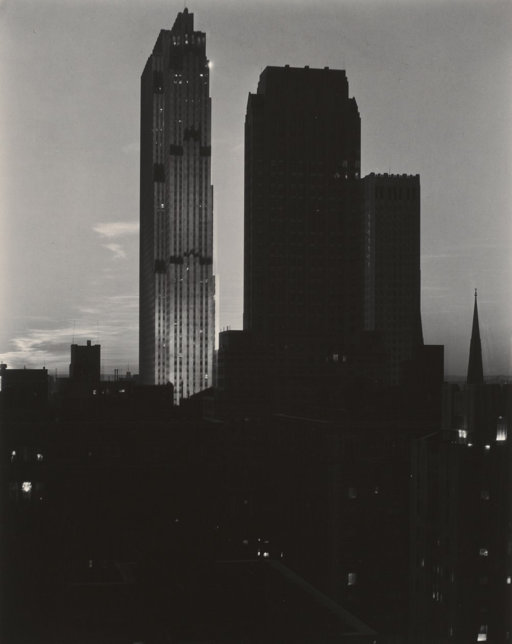 New York sett fra Shelton av Alfred Stieglitz