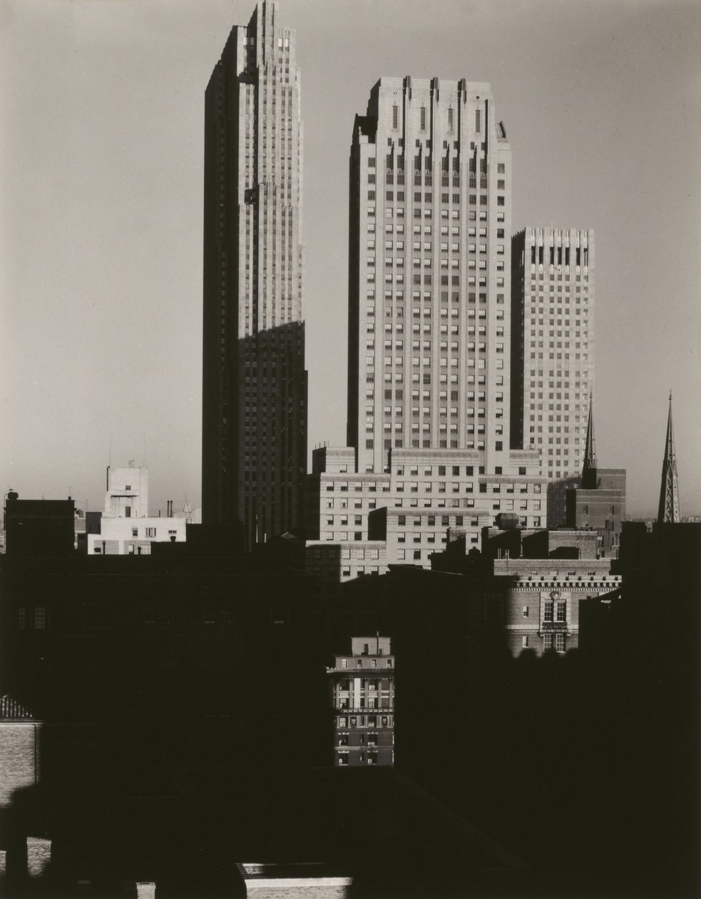 New York sett fra Shelton av Alfred Stieglitz